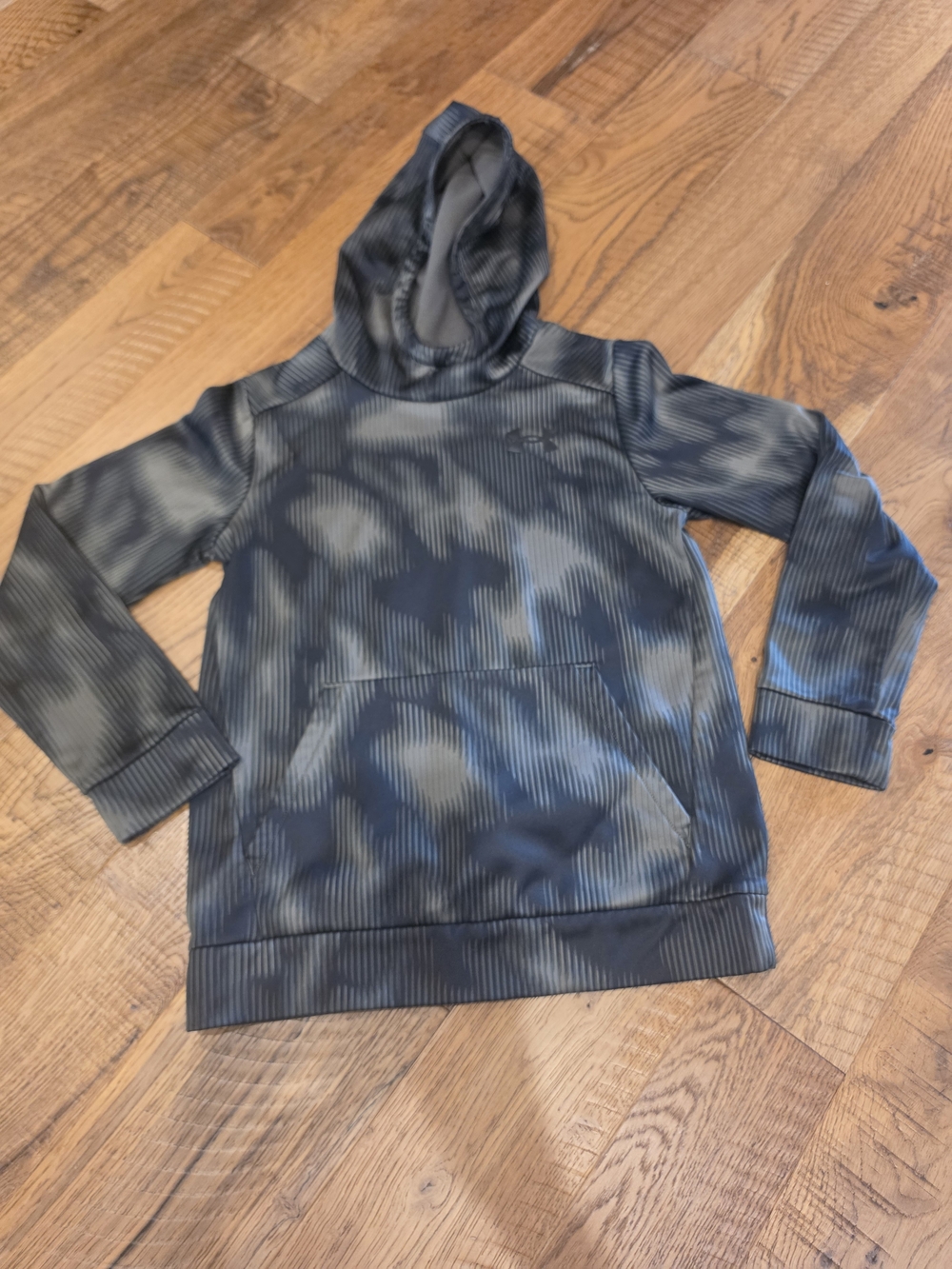 Youth Under Armour Hooded Sweatshirt Green/Black